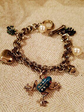 Charmed with a Touch of Fun, A Bracelet Full of Happy Little Charms